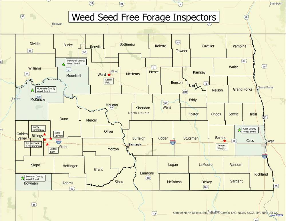 Weed Seed Free Forage Inspectors